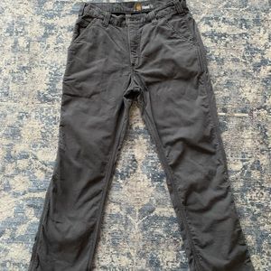 Carhartt Men's Rugged Flex Relaxed Fit Canvas Flannel-Lined Utility Work Pant